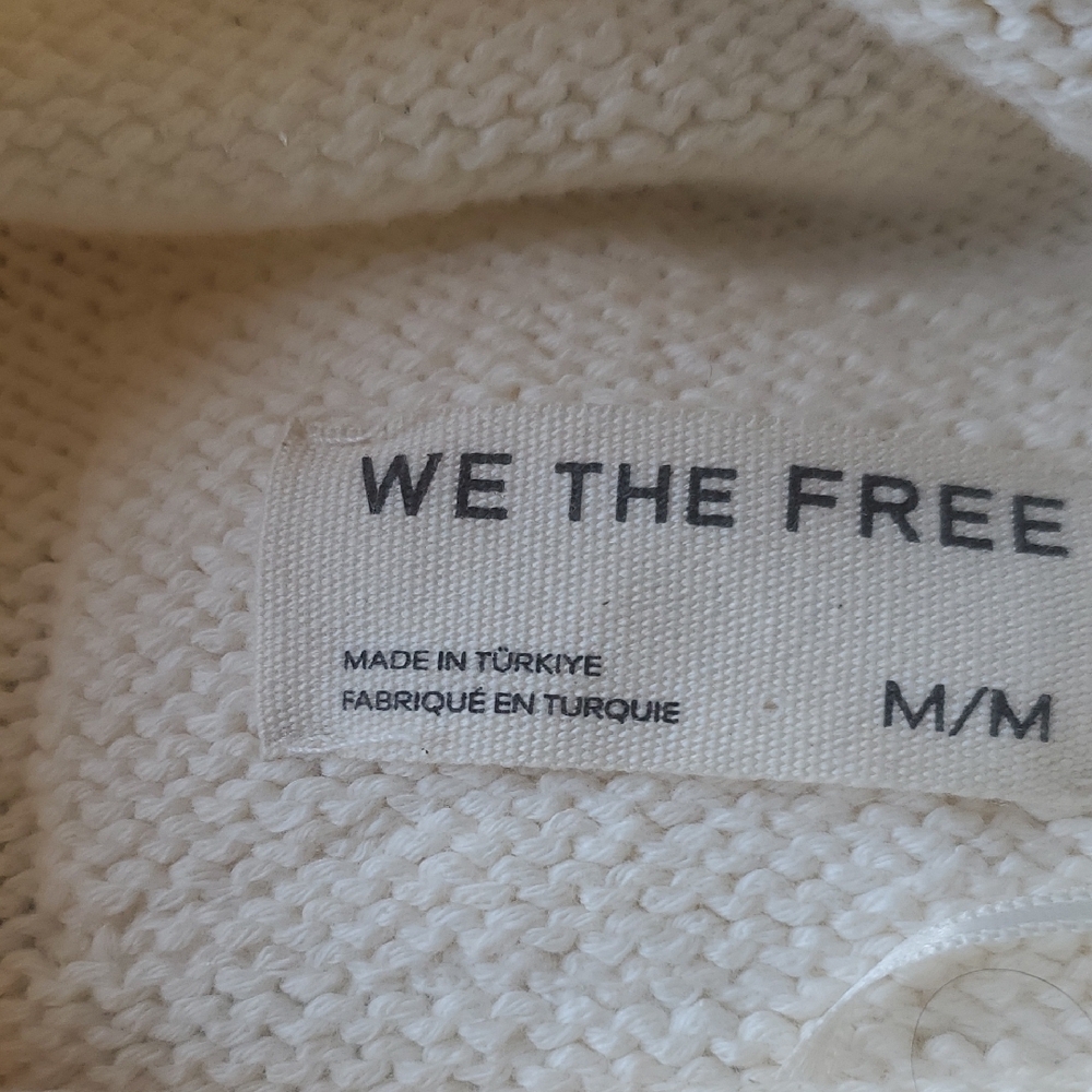 NWOT WE THE FREE TORRES ROLL NECK SWEATER IN SUGAR SWIZZIE - Picture 6 of 11